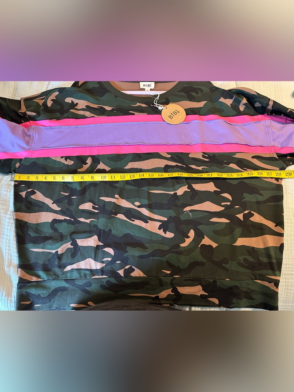 -BiBi camouflage color-block sweatshirt - Picture 4 of 4